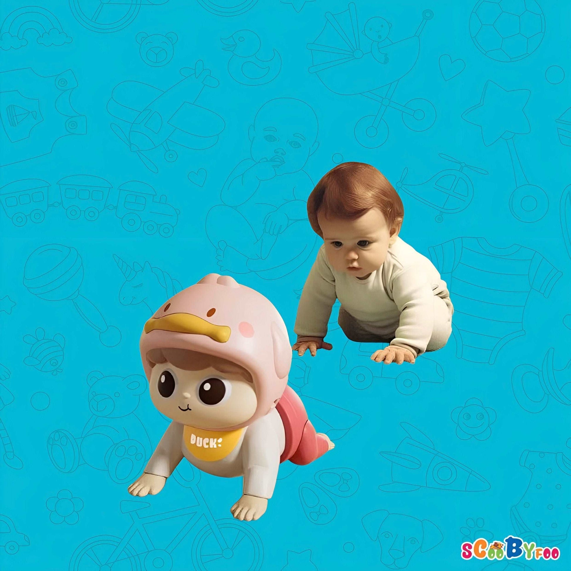 Baby Doll Crawling Toy