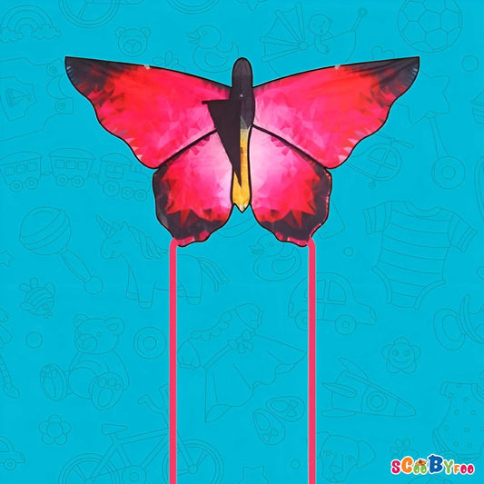 Butterfly Kites Red Crystal